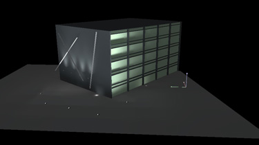 Wersja robocza projektu symulacji - Iluminacje budynków