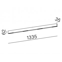 Aqform RAFTER points 94 LED section natynkowy