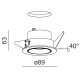 Aqform PUTT move LED hermetic wpuszczany