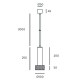 Lampa wisząca Focus Aromas