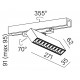 Aqform RAFTER points LED track 271mm