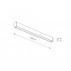 Lampa OUTLINE LED M IP44 LED 35W 3000K 11361 Nowodvorski