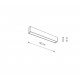 Lampa OUTLINE LED S-50cm IP44 LED 20W 3000K 11360 Nowodvorski