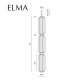 Lampa wisząca ELMA L czarna Aromas