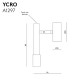 Kinkiet YCRO czarny Aromas