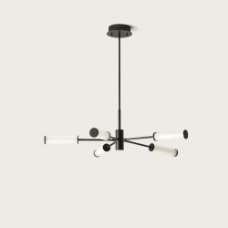 Lampa wisząca ISON 5 czarna Aromas