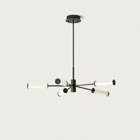 Lampa wisząca ISON 5 czarna Aromas