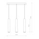 Lampa wisząca EYE WHITE 6481 Nowodvorski