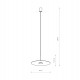 Lampa wisząca SIMONE Biała GX53 12W LED 11411 Nowodvorski