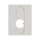 Lampa wisząca ABBACUS czarna Aromas