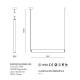 Lampa wisząca TUBE Aromas