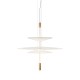 Lampa wisząca Flamingo 1530 złota VIBIA