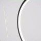 Lampa wisząca Ledowe Okręgi No.8 czarna 180cm Altavola