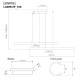 Lampa wisząca LINEA No.2B 100cm czarna Altavola Design