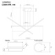 Lampa wisząca LINEA No.3PB 100cm czarna Altavola Design