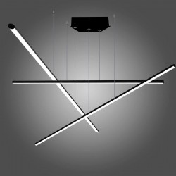 Lampa wisząca LINEA No.3PB 100cm czarna Altavola Design