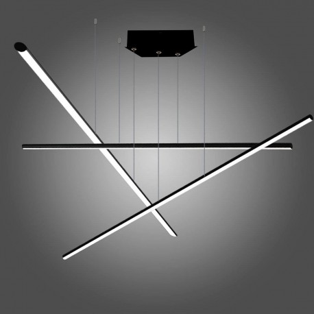 Lampa wisząca LINEA No.3PB 100cm czarna Altavola Design