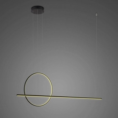Lampa wisząca Linea No.2 120 40cm 39W czarna Altavola