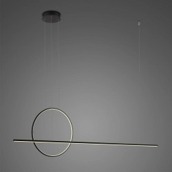 Lampa wisząca Linea No.2 120 40cm 39W czarna Altavola