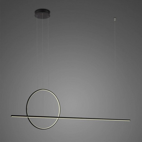 Lampa wisząca Linea No.2 120 40cm 39W czarna Altavola