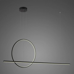 Lampa wisząca Linea No.2 60cm czarna Altavola
