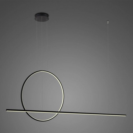 Lampa wisząca Linea No.2 60cm czarna Altavola