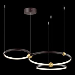 Ledowa Lampa wisząca Aurora No.3 50cm 3k czarna Altavola