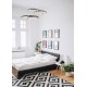 Ledowa Lampa wisząca Aurora No.4 50cm 3k czarna Altavola