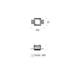 Dota Trimless 40.1 - Rama montażowa Labra