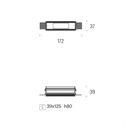 Labra Shift WP Trimless 1.4 v2 - Rama montażowa aluminiowa