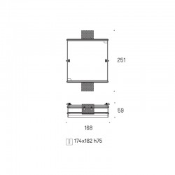 Rama montażowa do lamp Lava WP X1 Labra