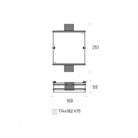Rama montażowa do lamp Lava WP X1 Labra