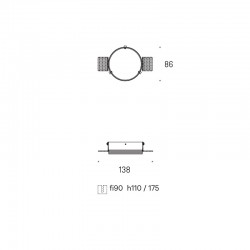 Hedion Pro 16 Trimless - Pierścień montażowy Labra