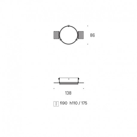 Hedion Pro 16 Trimless - Pierścień montażowy Labra