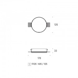 Hedion Pro 16 Trimless - Pierścień montażowy Labra