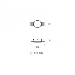 Hedion Pro 16 Trimless - Pierścień montażowy Labra