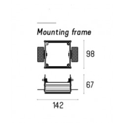 Rama montażowa do lamp Lava WP X1 Labra