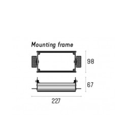 Rama montażowa do lamp Lava WP X1 Labra