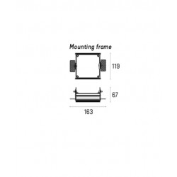 Rama montażowa do lamp Lava WP X1 Labra