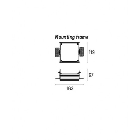 Rama montażowa do lamp Lava WP X1 Labra