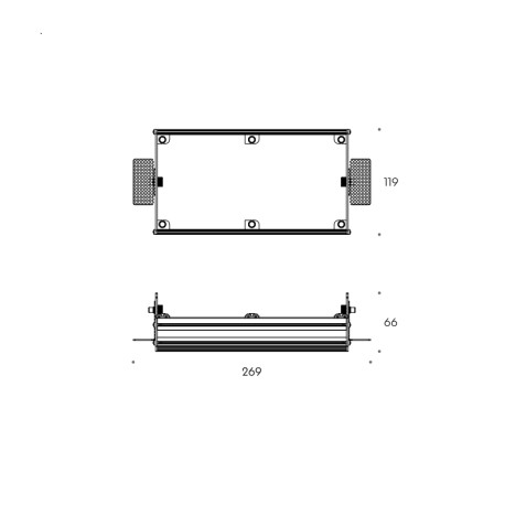 Rama montażowa do lamp Lava WP X1 Labra