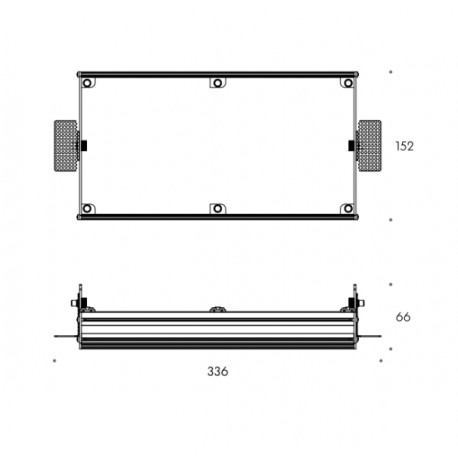 Multiva EVO Trimless 80x2 - Rama montażowa Labra