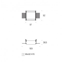Rama montażowa do lamp Lava WP X1 Labra