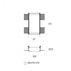 Rama montażowa do lamp Lava WP X1 Labra