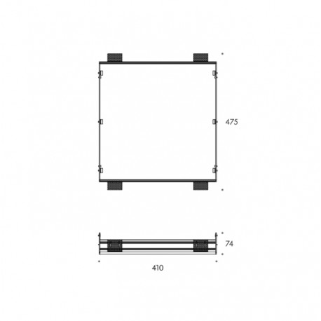 Labra Solid Area WP 4.0 - Rama montażowa