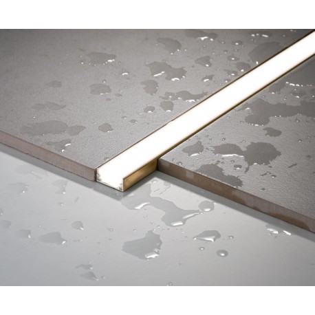 Gotowa oprawa LED hermetyczna IP68 IK08 łazienkowa zoomLED® AQU srebrna