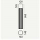 Lampa słupkowa Frigga Norlys 85 cm E27
