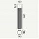 Lampa słupkowa Frigga Norlys 50 cm LED