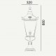 Lampa słupkowa Chelsea Big Norlys