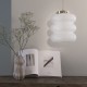 Eklektyczna szklana lampa wisząca Mémoire Embassy Interiors mosiądz